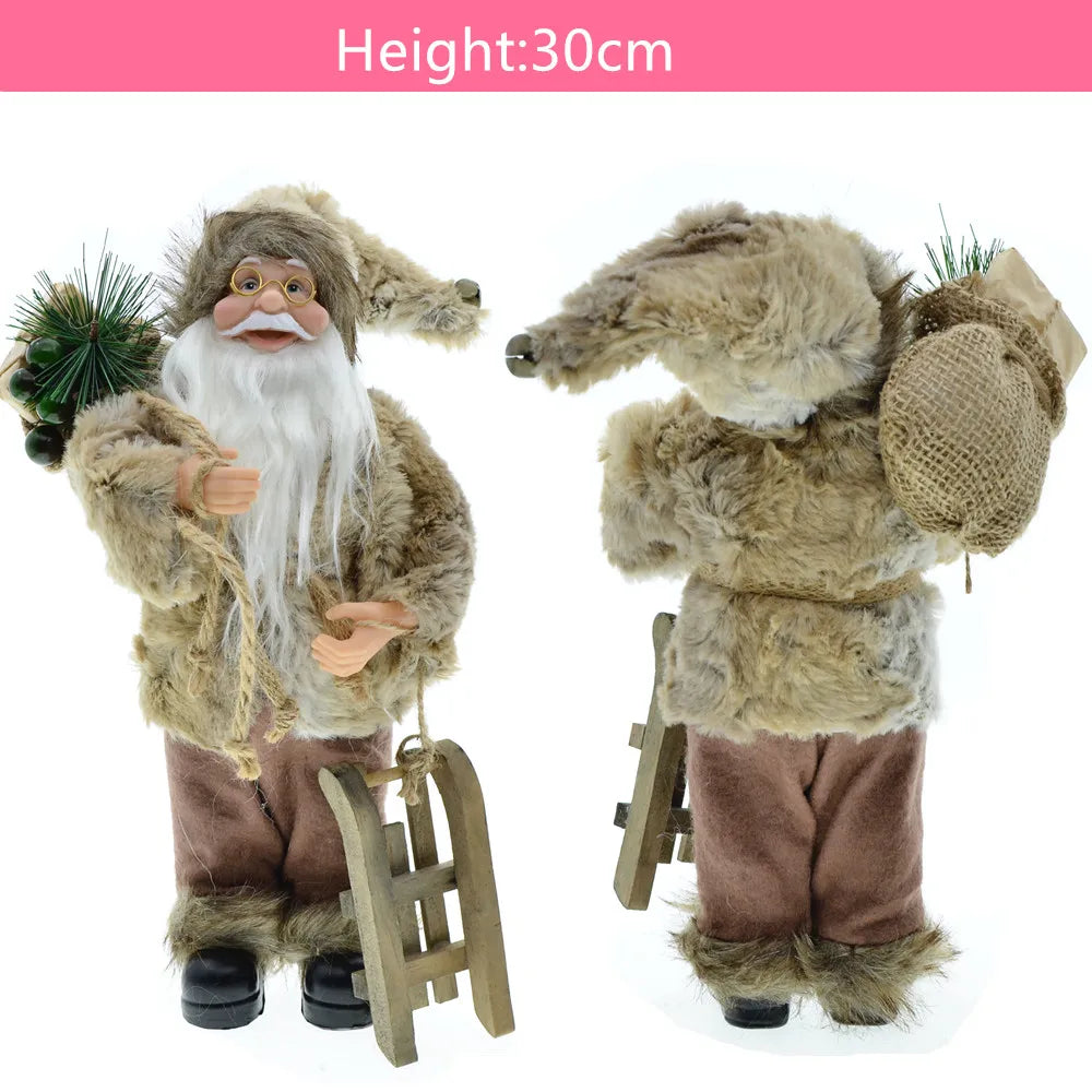 Christmas and New Year 2025 Santa Claus Doll