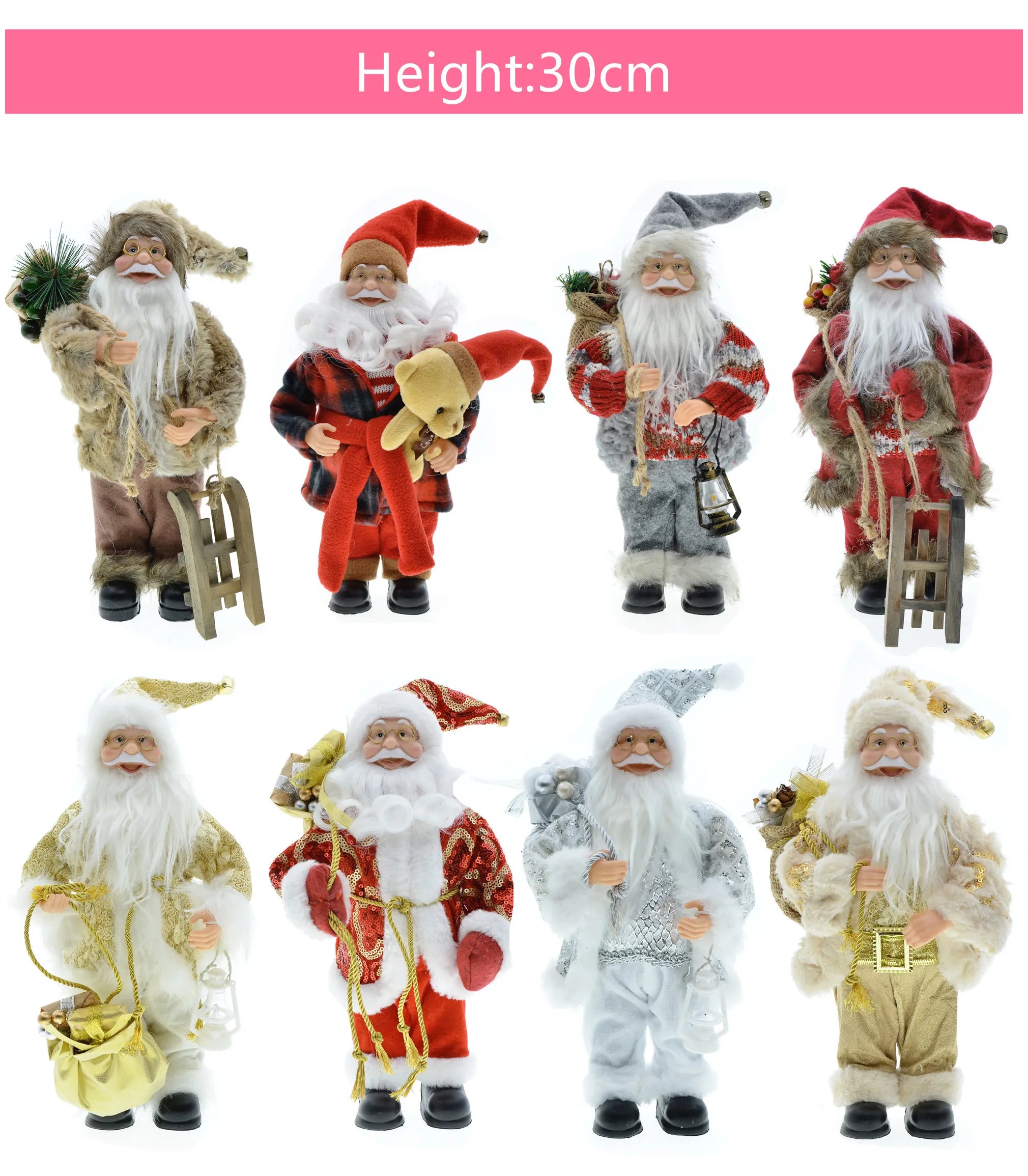 Christmas and New Year 2025 Santa Claus Doll