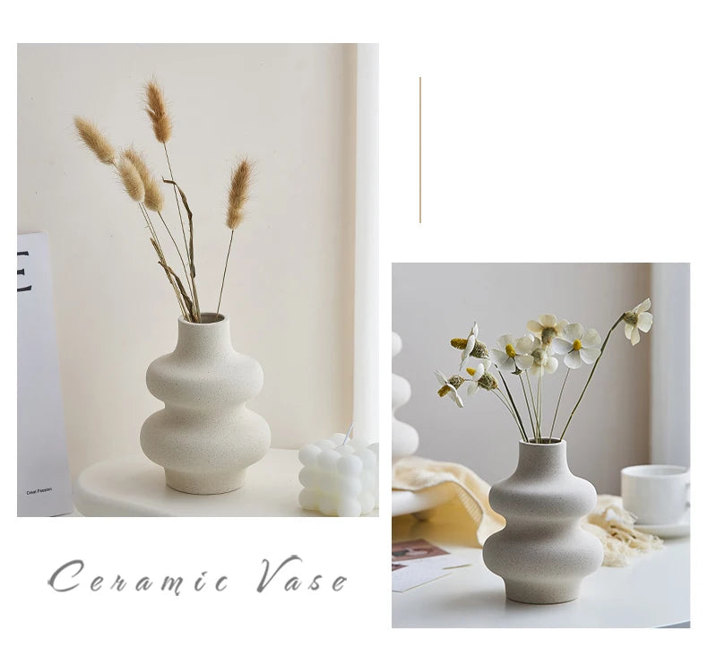 Nordic Style Ceramic Vase - Elegance and Sophistication for your Decoration