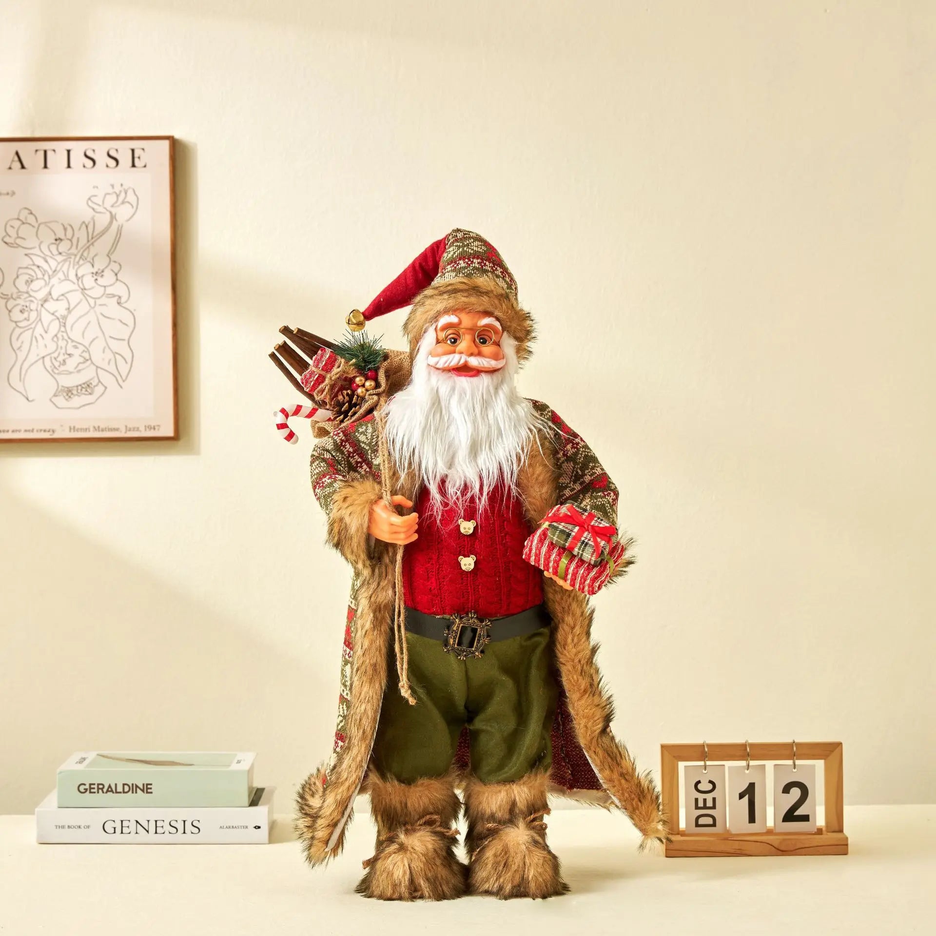 Santa Claus doll, amazing Christmas decoration and the perfect gift for 2024!