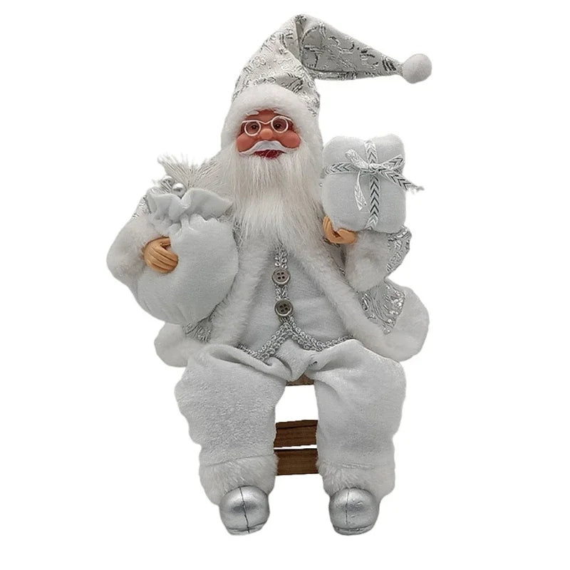 Santa Claus sitting figurines decorations