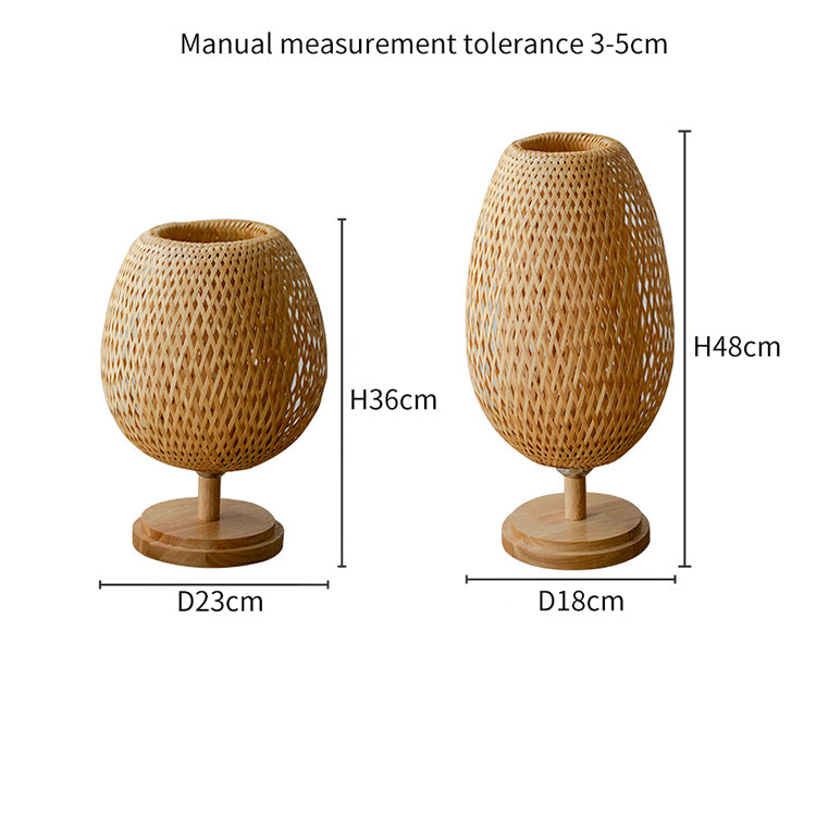 Handmade Bamboo Lamp - Natural Elegance and Warmth