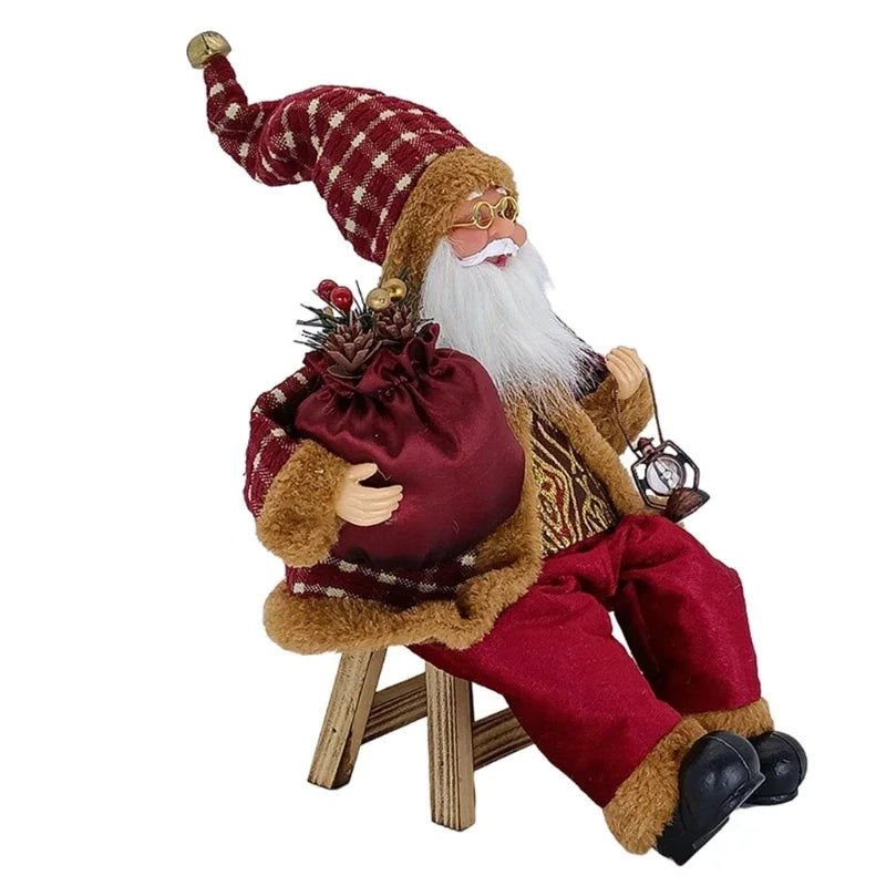 Santa Claus sitting figurines decorations