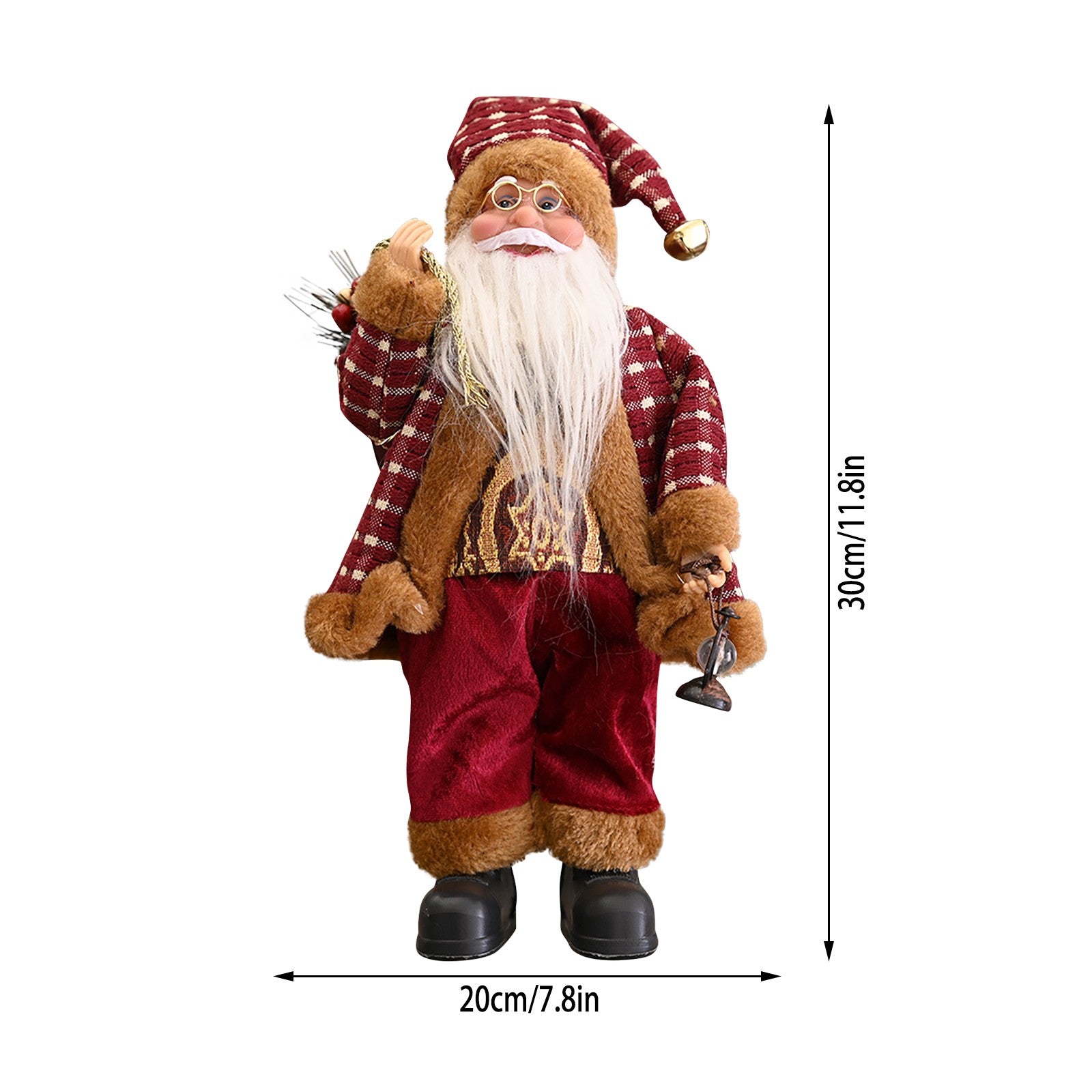 Christmas with Elegance and Magic: Exclusive Cloth Santa Doll!