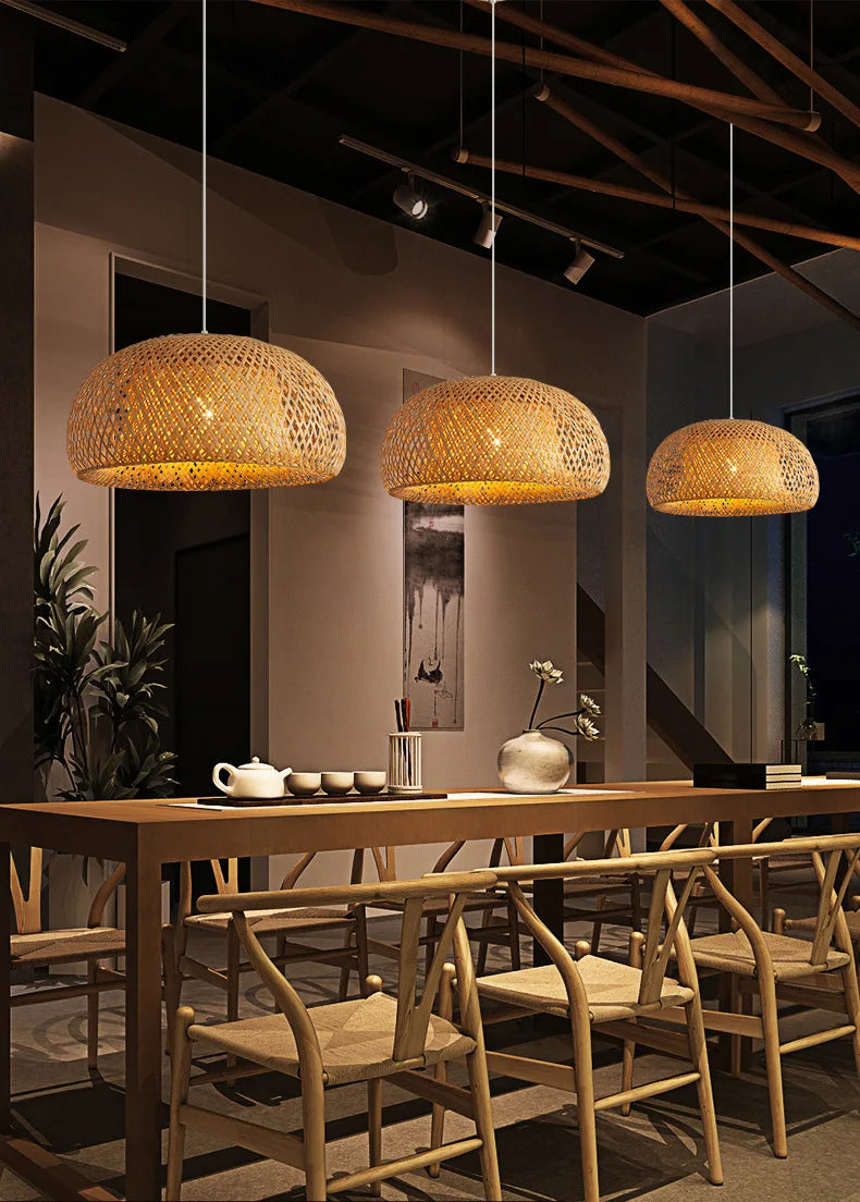 Handmade Bamboo Pendant Lamp