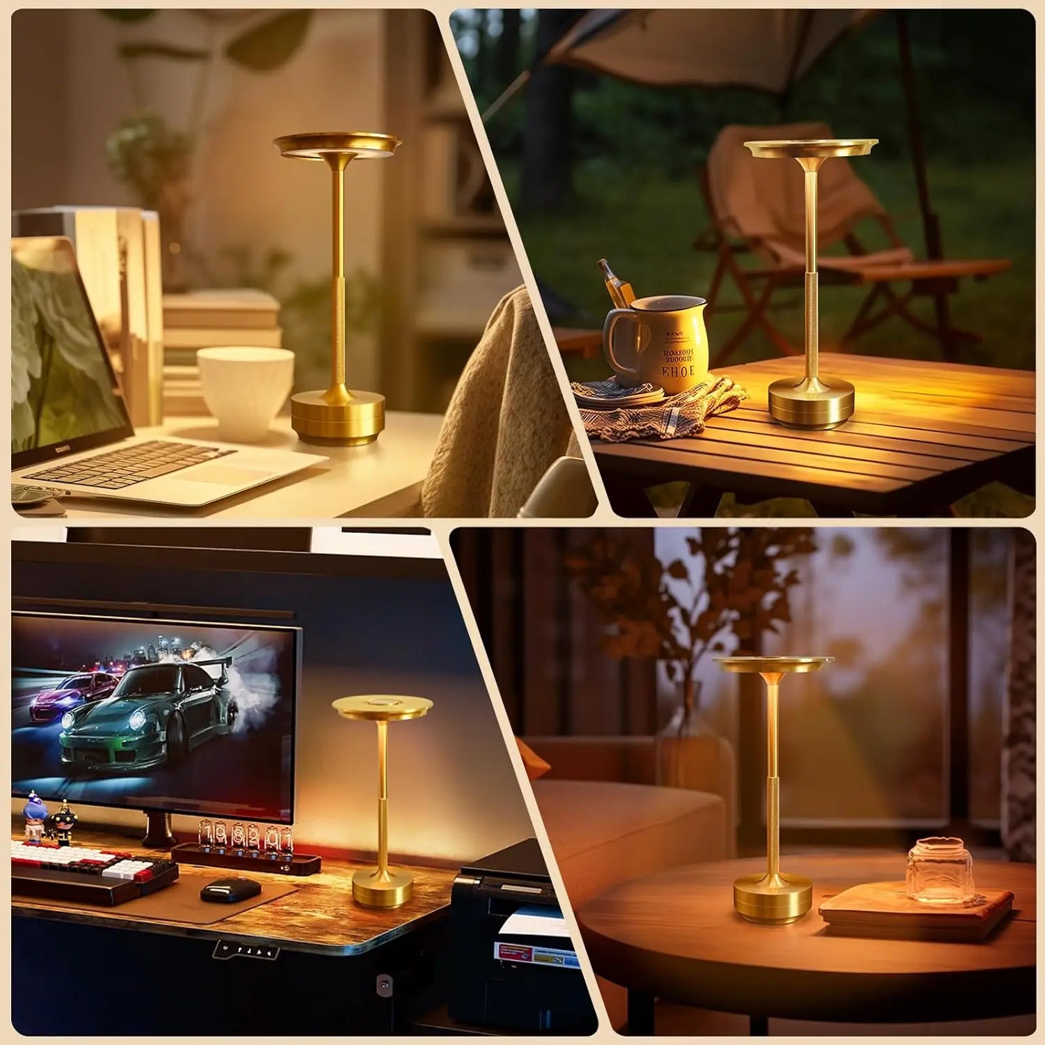 Rechargeable Touch Lamp: Modern Design and Wireless