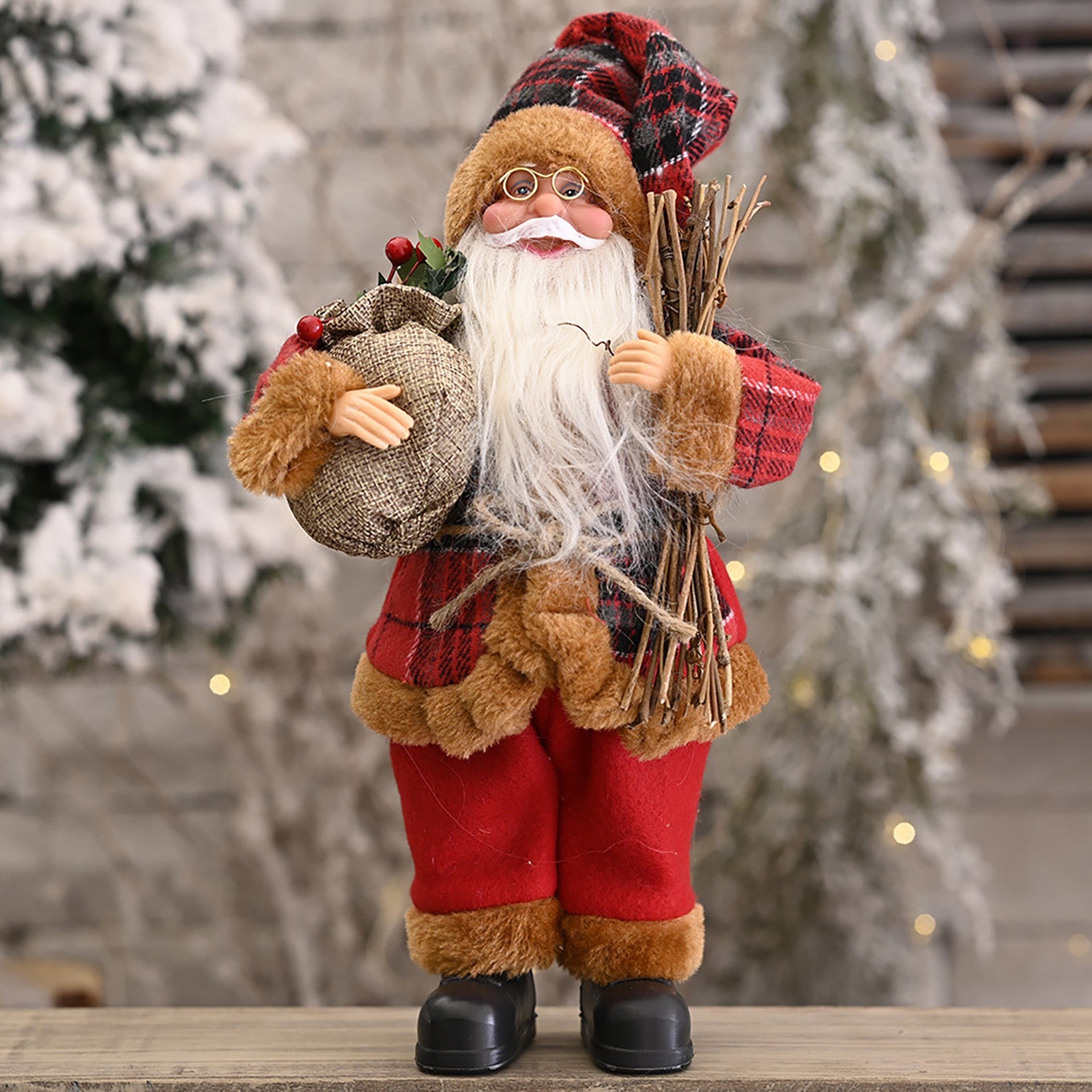 Christmas with Elegance and Magic: Exclusive Cloth Santa Doll!