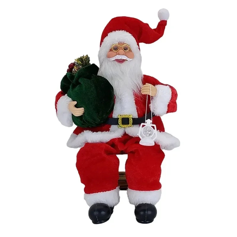 Santa Claus sitting figurines decorations