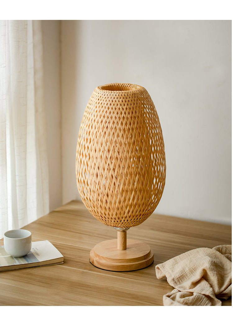 Handmade Bamboo Lamp - Natural Elegance and Warmth