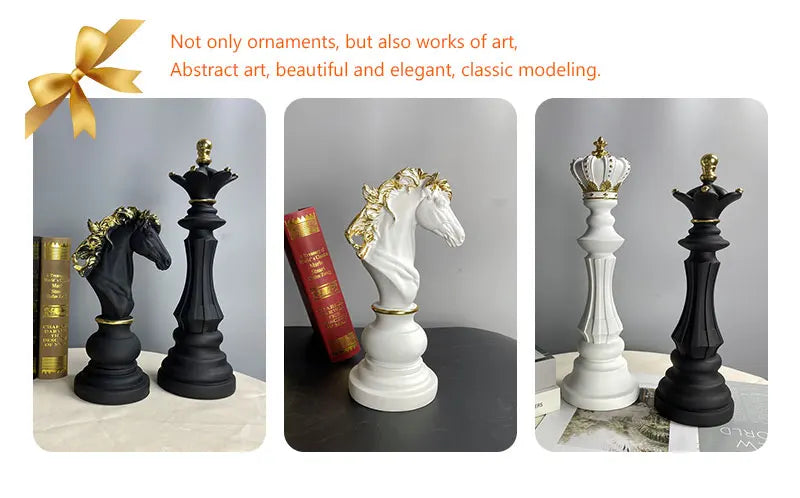 SAAKAR Chess Statues: Elegance and Power in Decoration