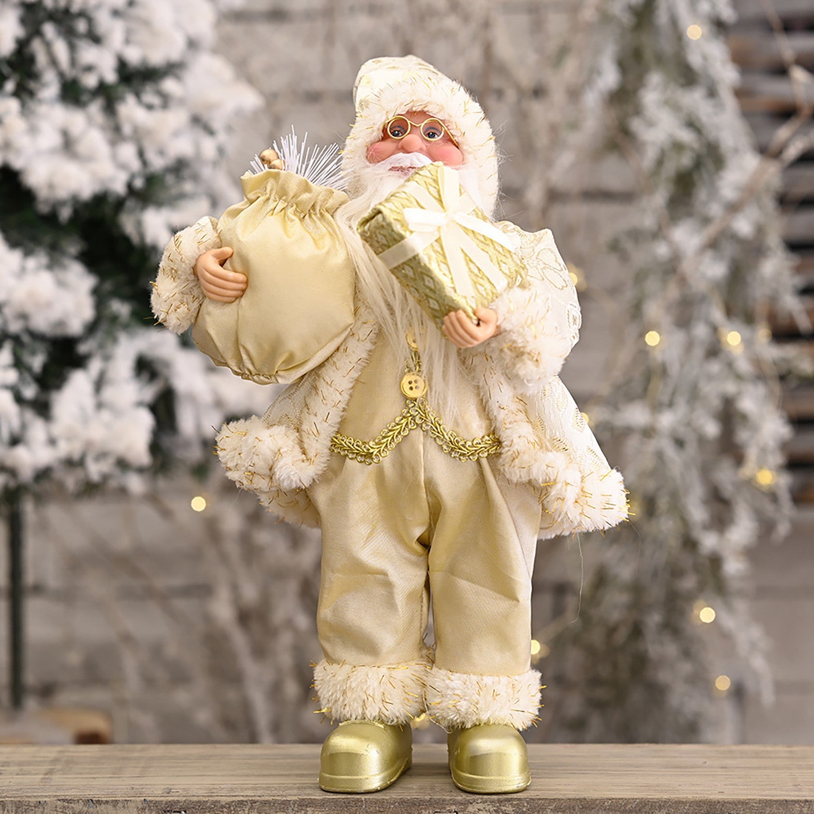 Christmas with Elegance and Magic: Exclusive Cloth Santa Doll!