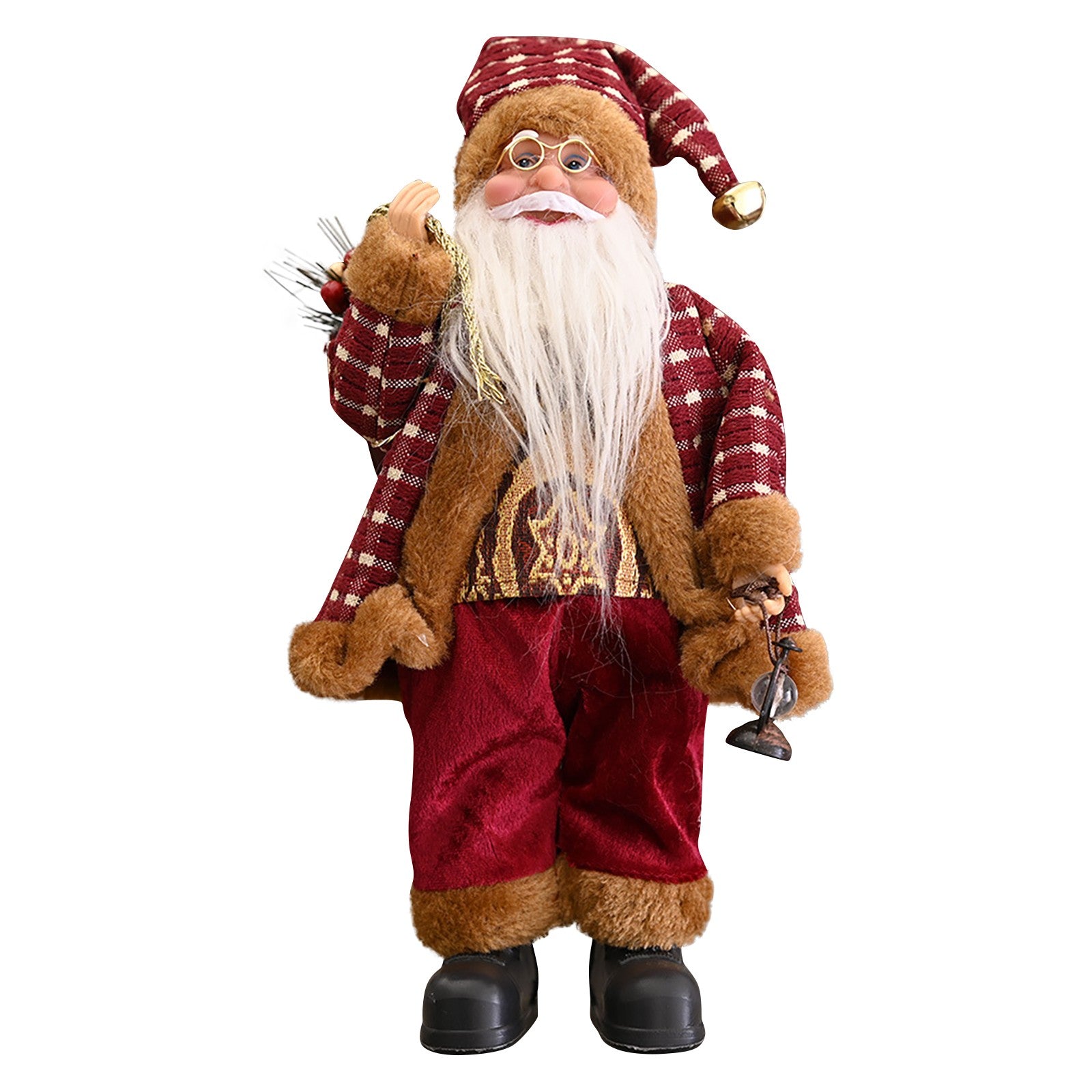 Christmas with Elegance and Magic: Exclusive Cloth Santa Doll!