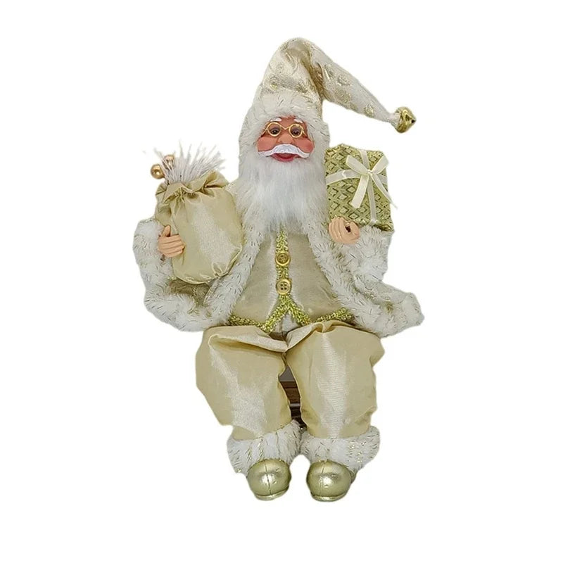 Santa Claus sitting figurines decorations