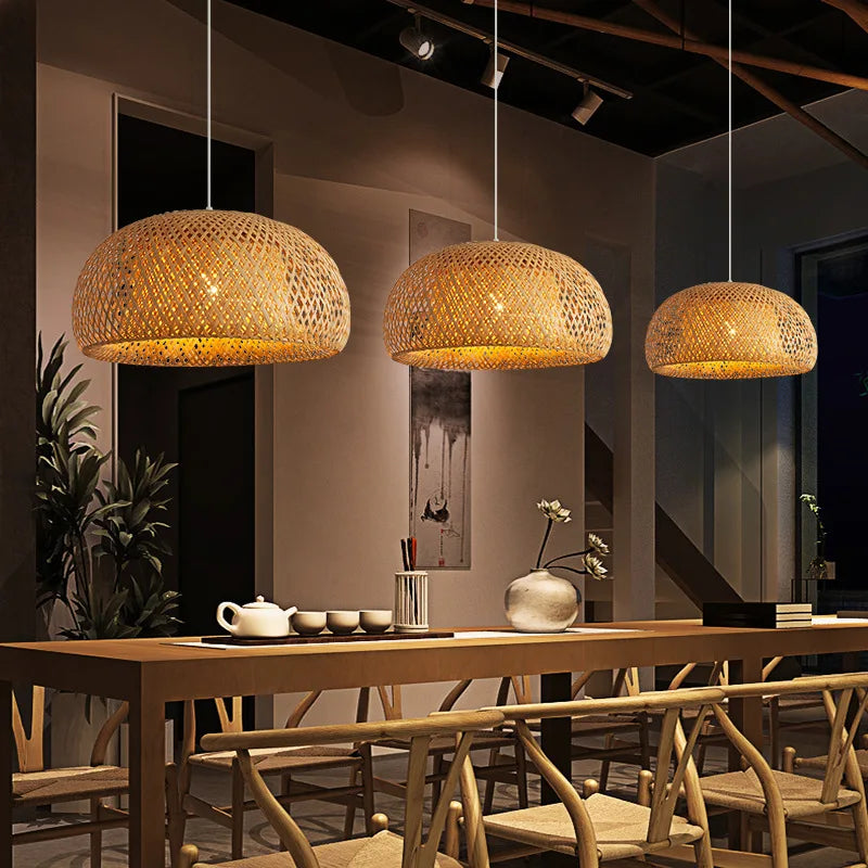 Handmade Bamboo Pendant Lamp