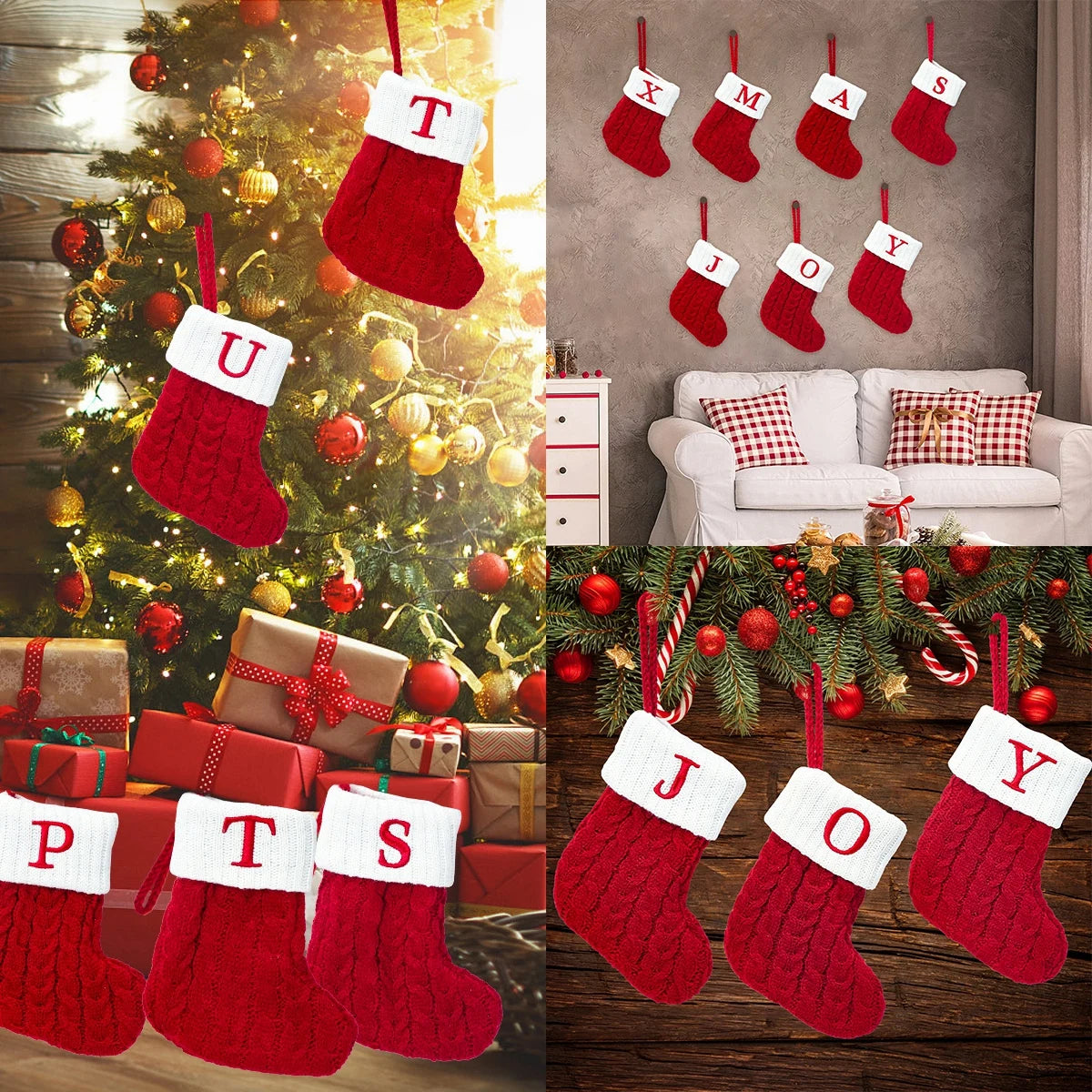 Christmas Stockings Christmas Decoration For Home 2025