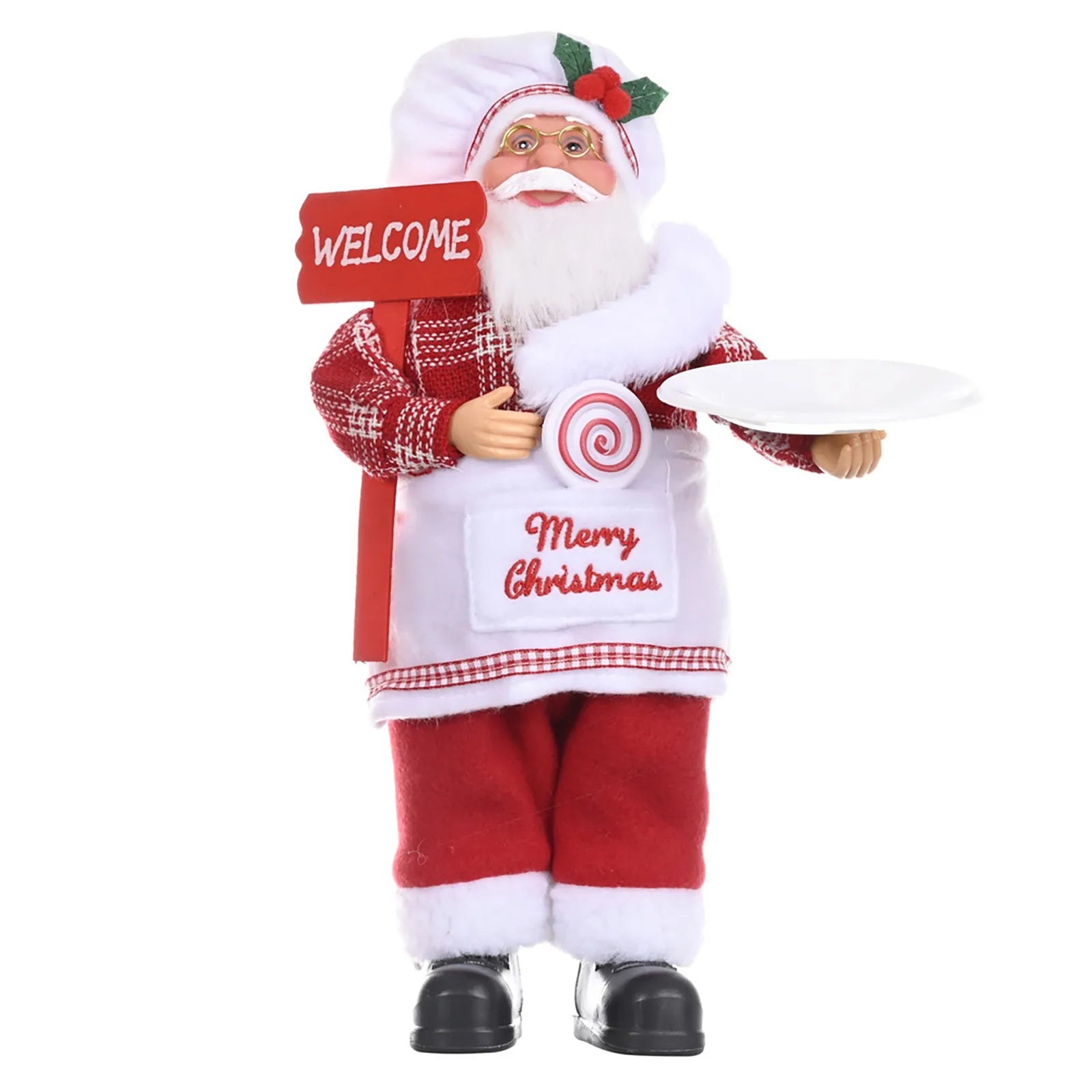 Christmas with Elegance and Magic: Exclusive Cloth Santa Doll!