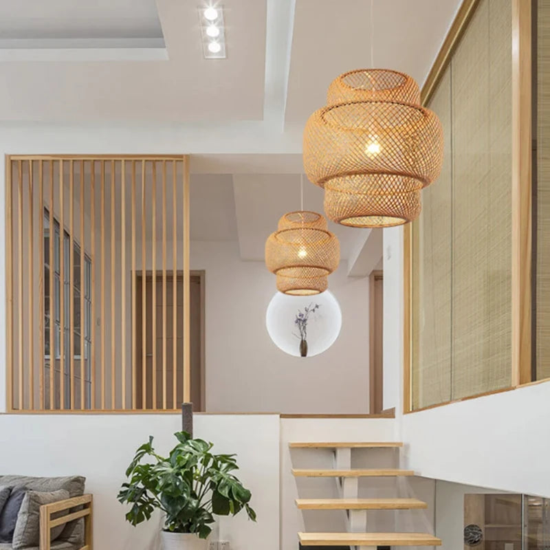 Handmade Bamboo Pendant Lamp