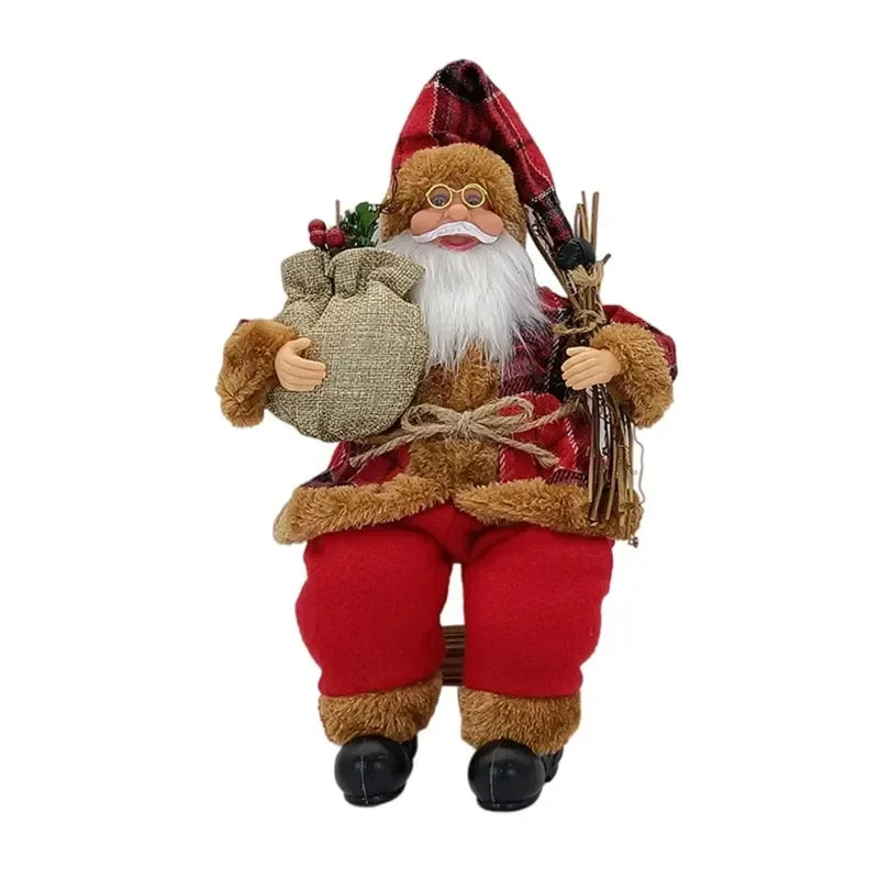 Santa Claus sitting figurines decorations