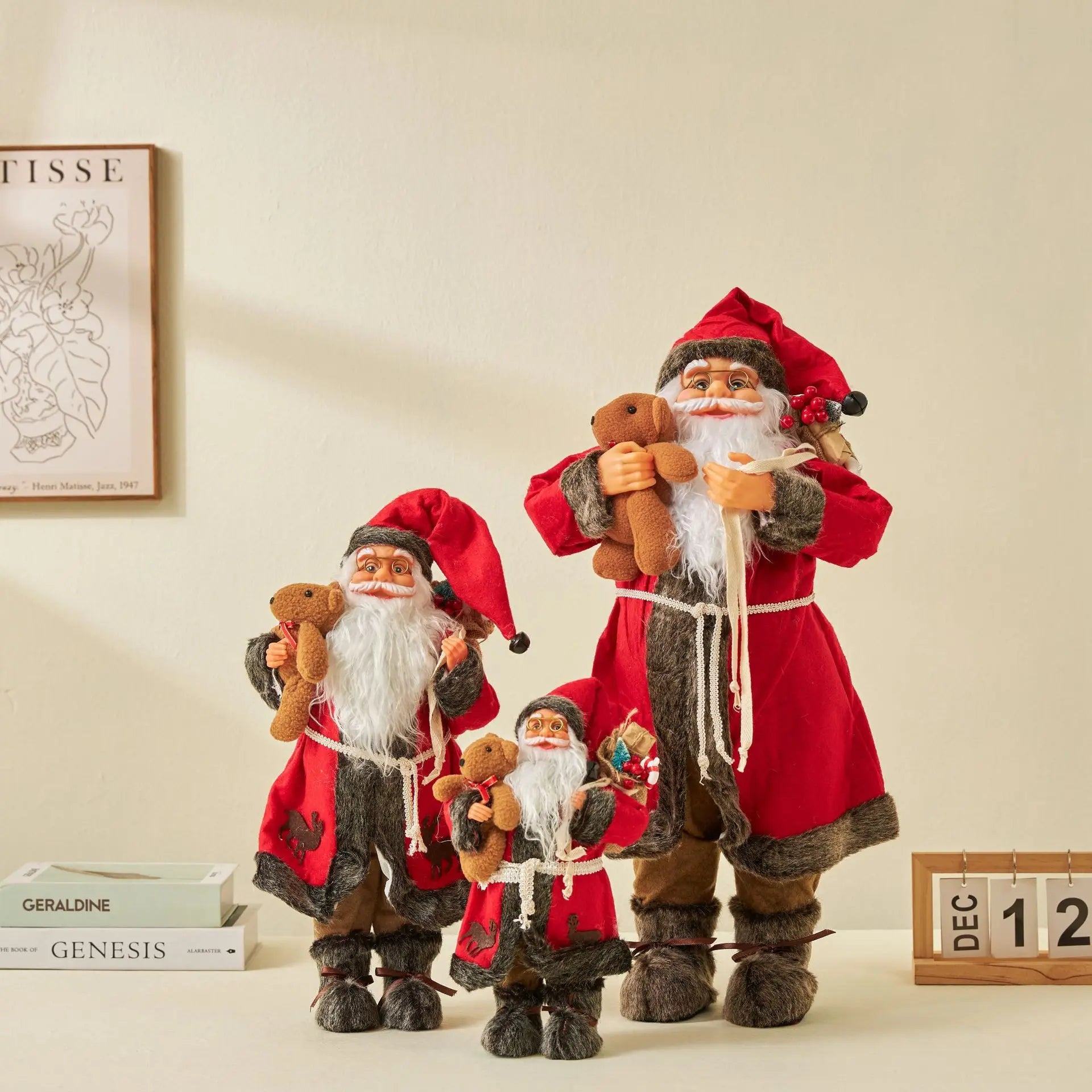 Santa Claus doll, amazing Christmas decoration and the perfect gift for 2024!