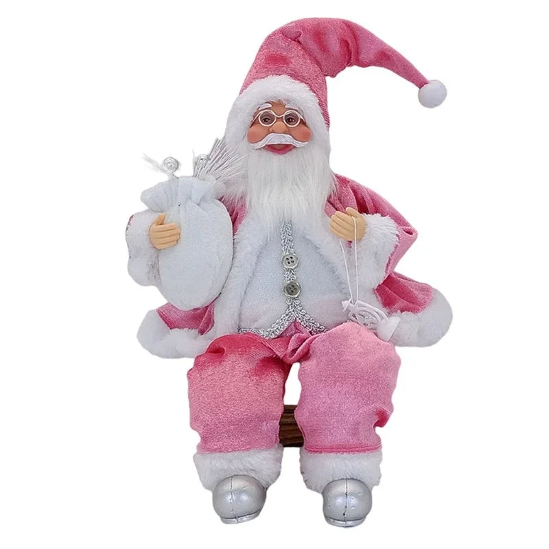 Santa Claus sitting figurines decorations