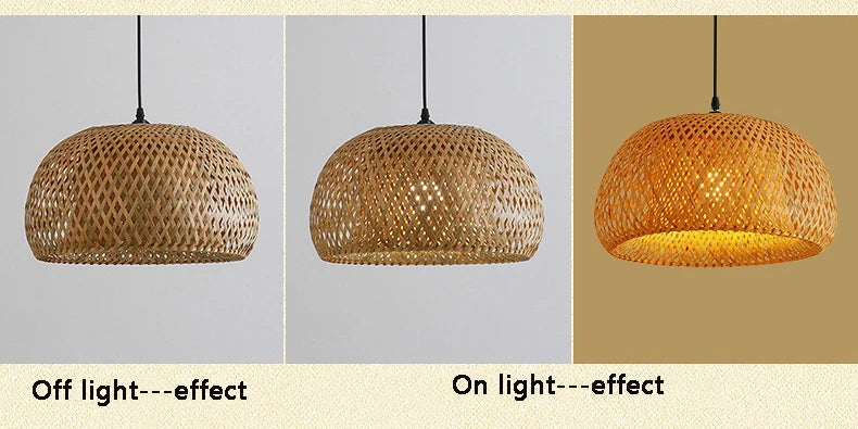 Handmade Bamboo Pendant Lamp