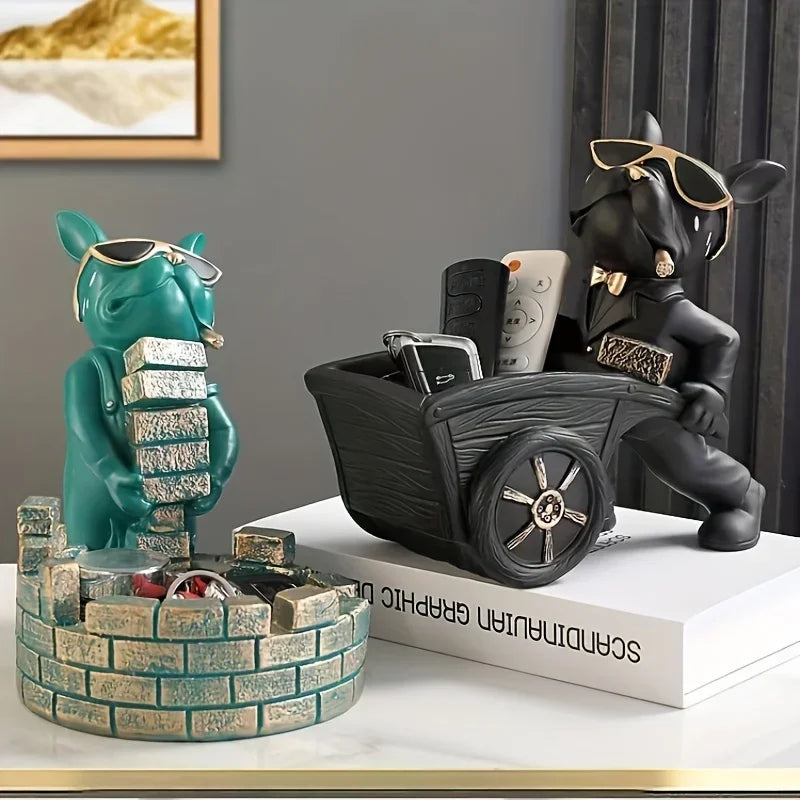 French Bulldog Holder - Sophisticated decoration for the table and living room