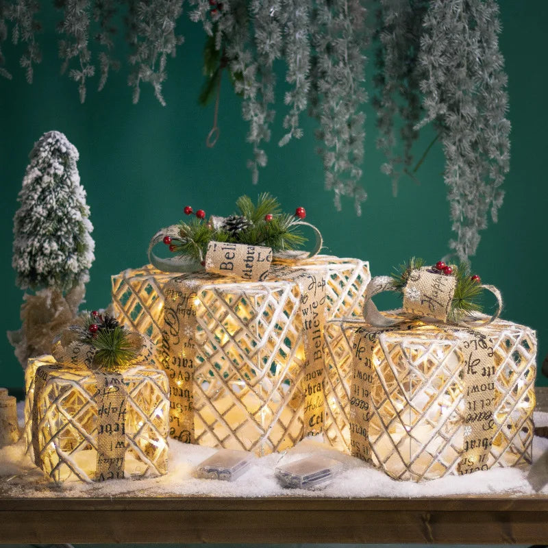 Christmas lights and 3 gift boxes to delight your home!